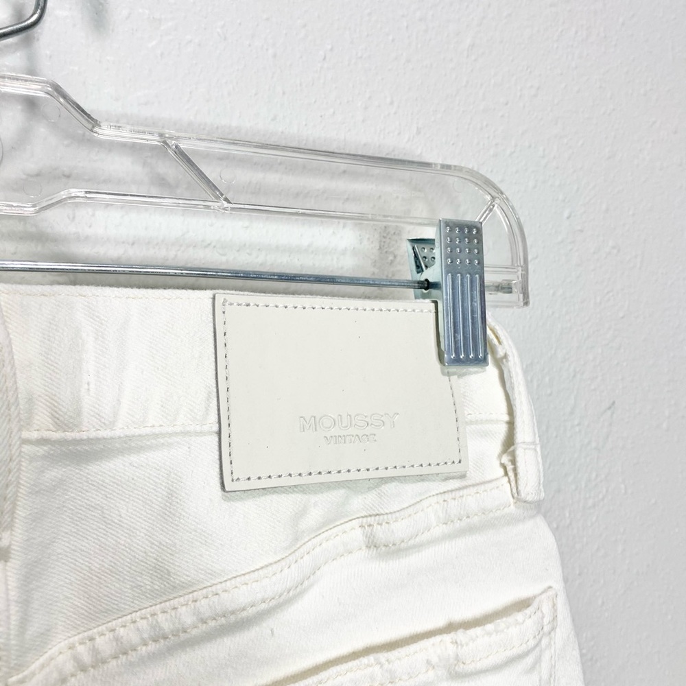 Moussy Vintage Burnside White Skinny Jeans 24 NWT - Picture 11 of 15